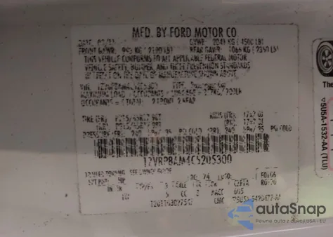 2012 Ford Mustang V6 из США, поврежденный, VIN 1ZVBP8AM4C5205300